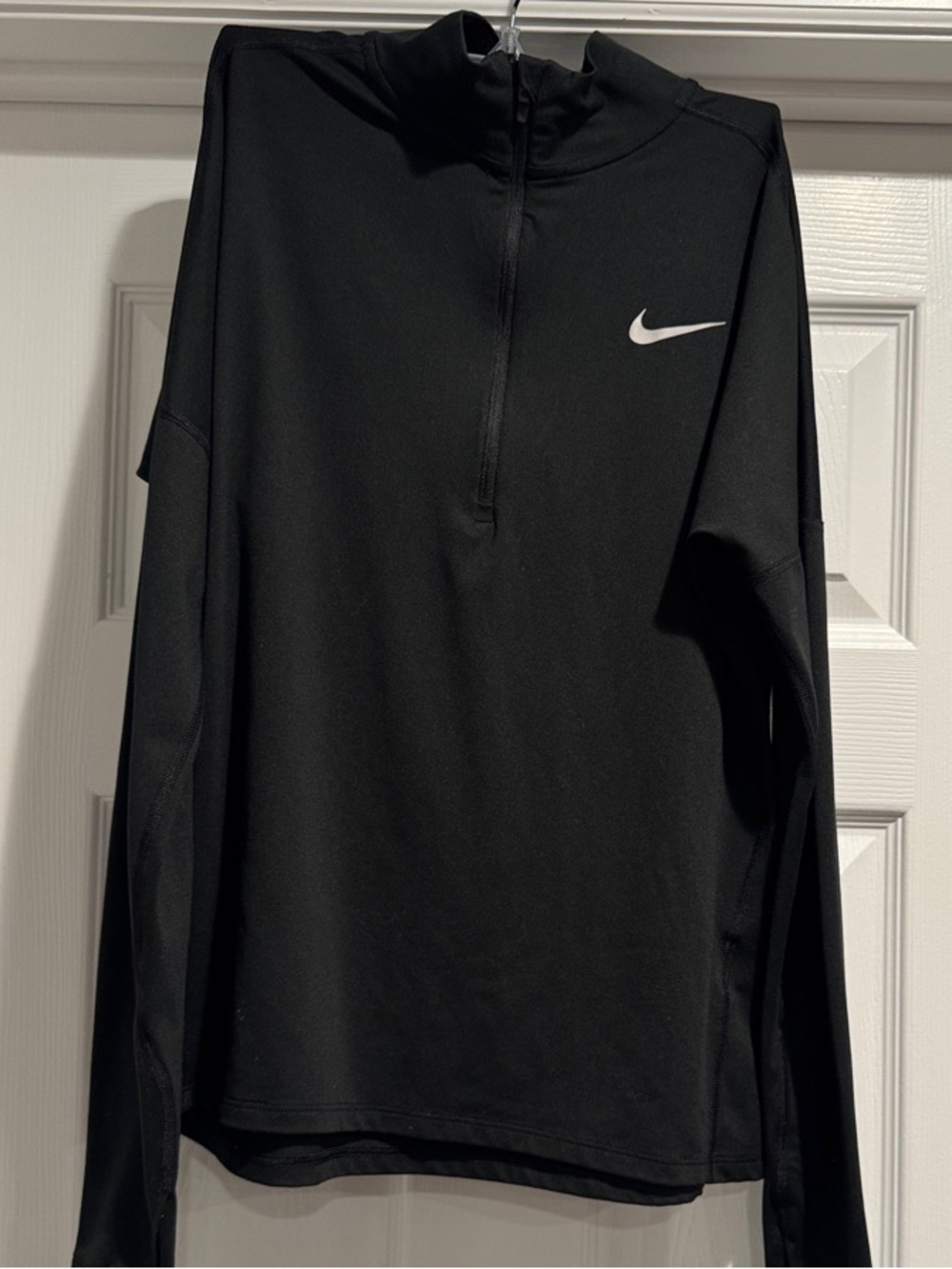 Women’s Nike Dri-Fit Element Black Long-Sleeve Quarter-Zip Training Top